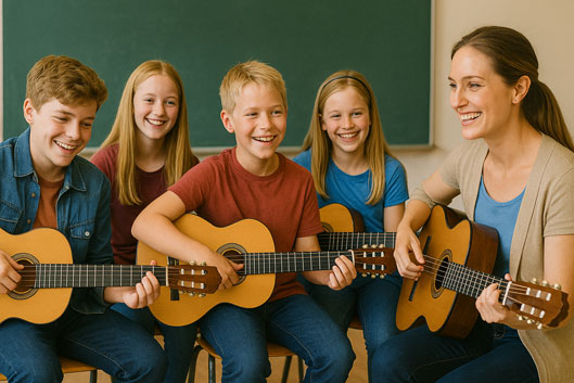 Gitarrenlehrer finden, Musikschule Fame